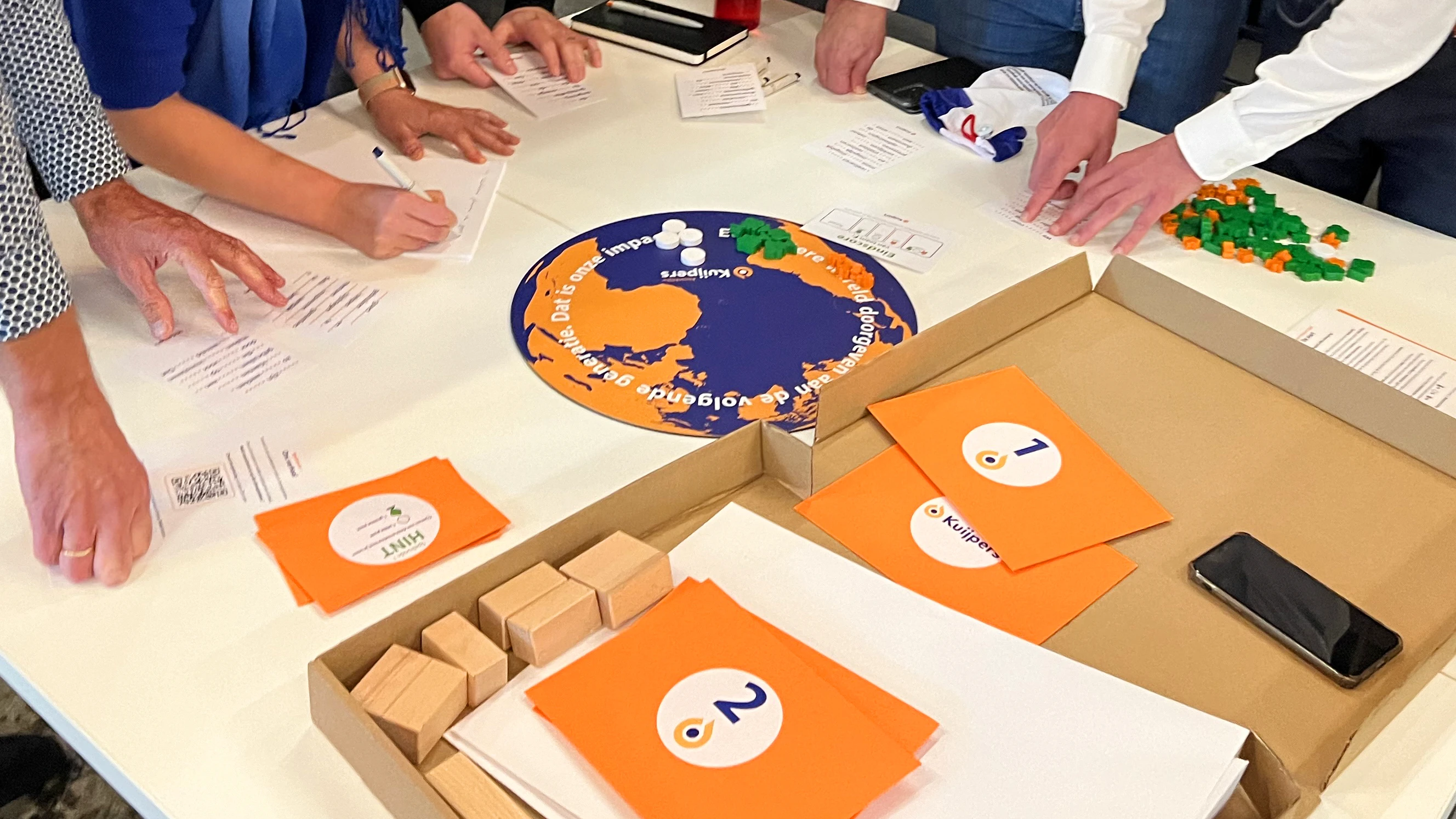 Onboarding Game spelers