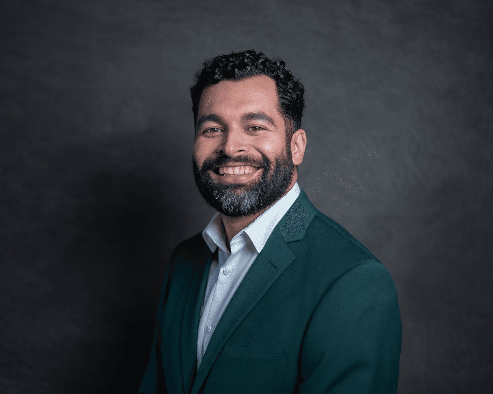 successful team smiling