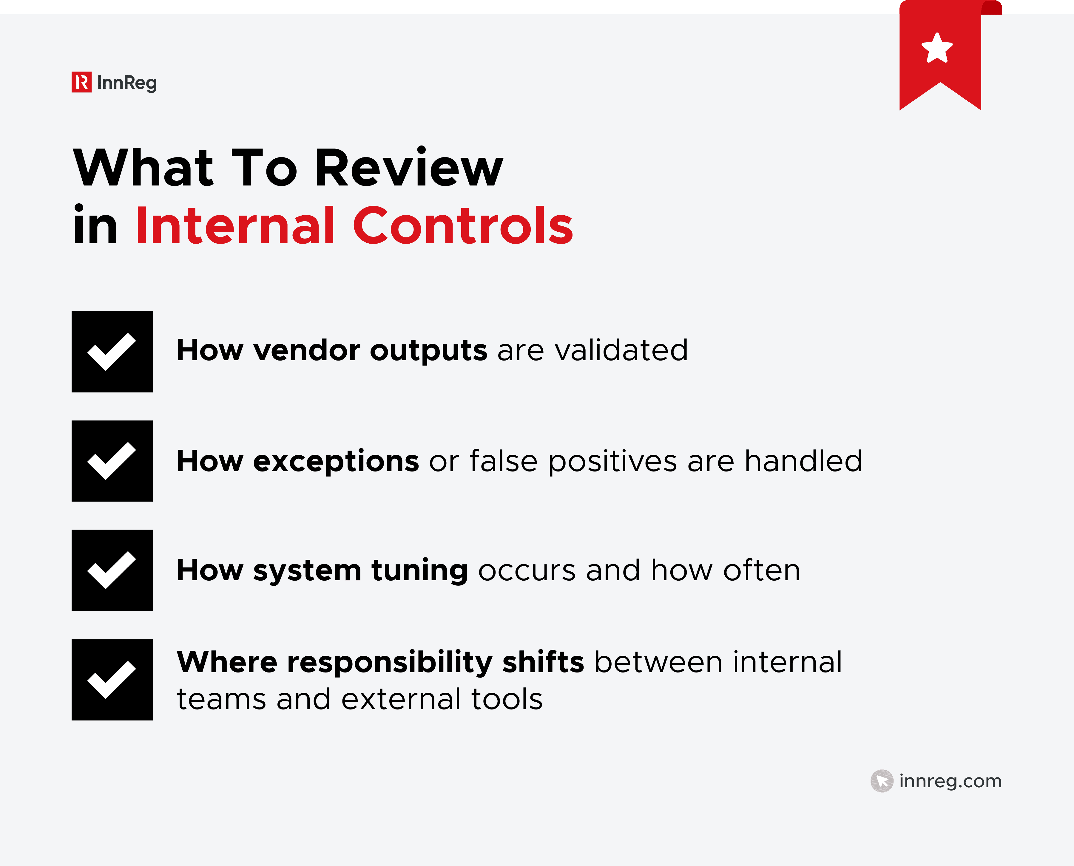 What to Review in Internal Controls