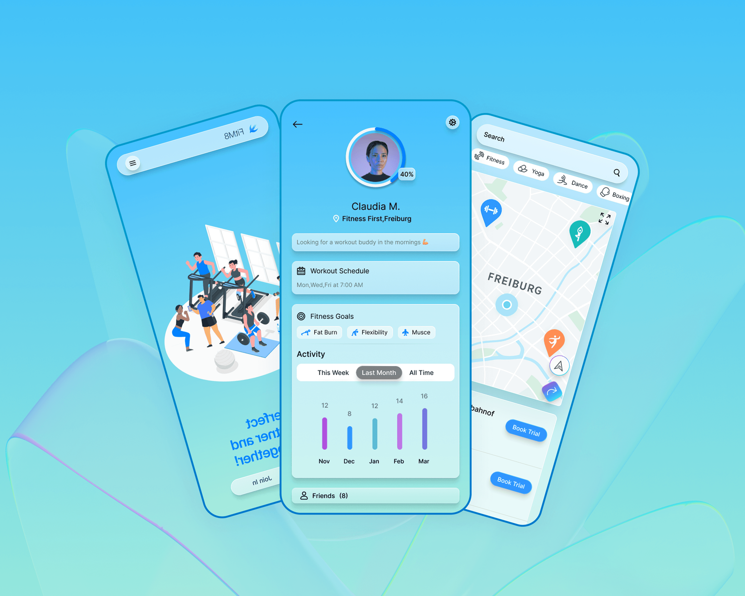 silhouette of a female figure on a red background