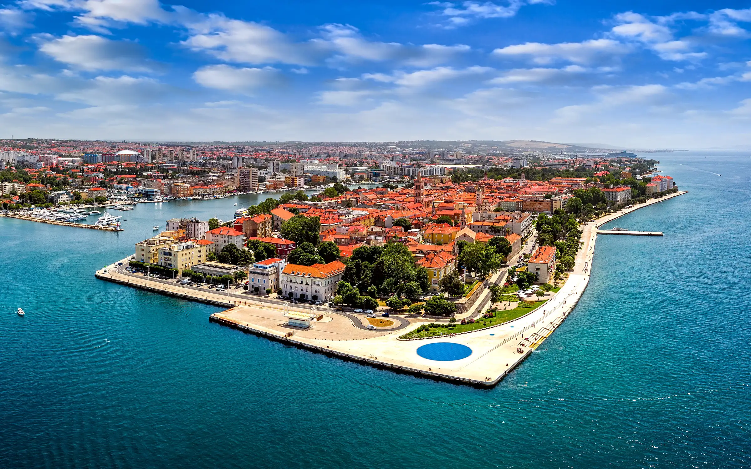 Den historiske byen Zadar - sykkelcruise i Kroatia med Expa Travel