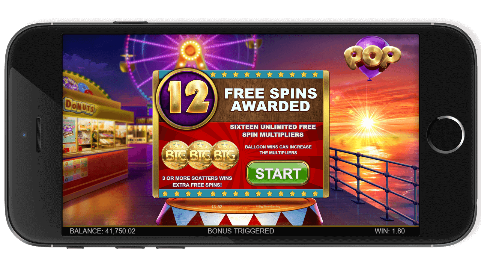 Pop - free spins et multiplicateurs persistants sur la grille