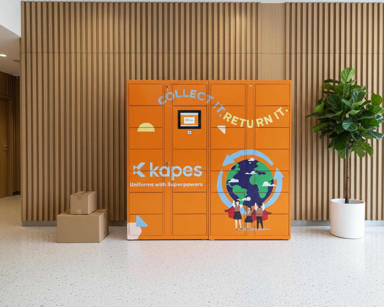Smart Uniform Locker system for Kapes - automated uniform management and storage