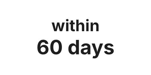 within 60 days