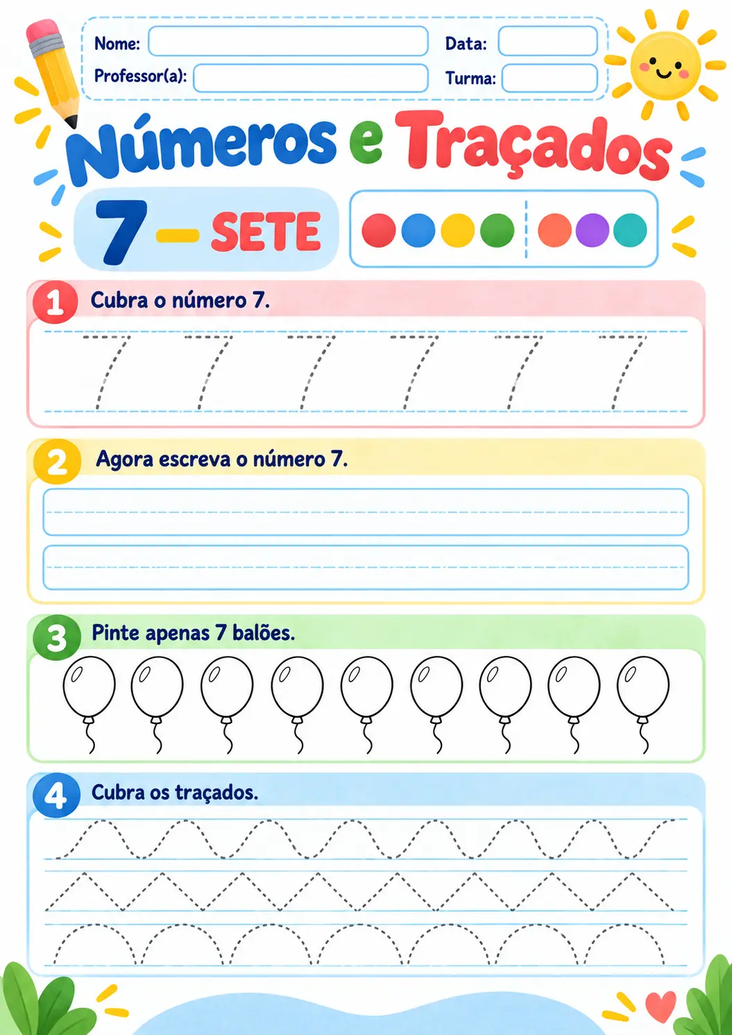 Números e traçados