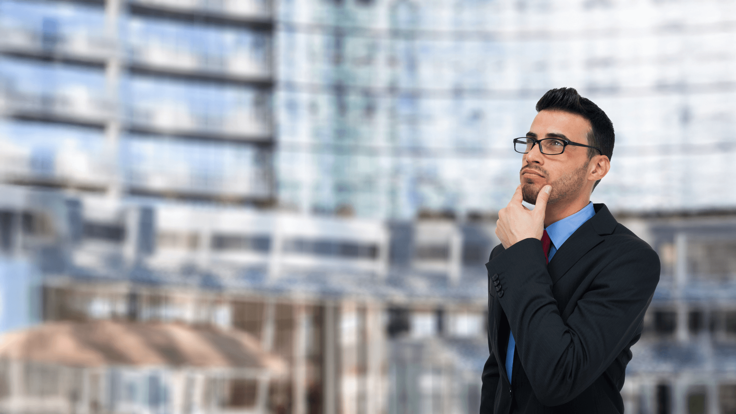 A man thinking about Something