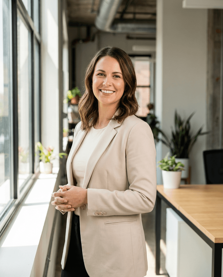 Man in glasses wearing a grey suit and blue tie, looking calmly at the camera.