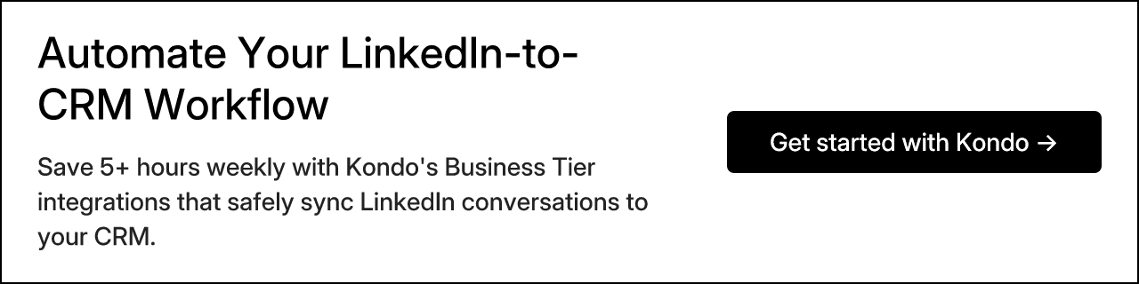 Automate Your LinkedIn-to-CRM Workflow