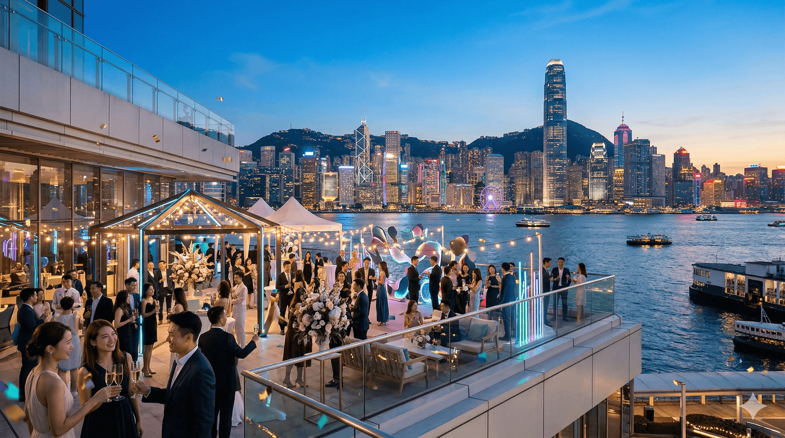 BW Event 360 策劃之香港企業頒獎晚宴現場，提供專業一站式中小型活動統籌服務。