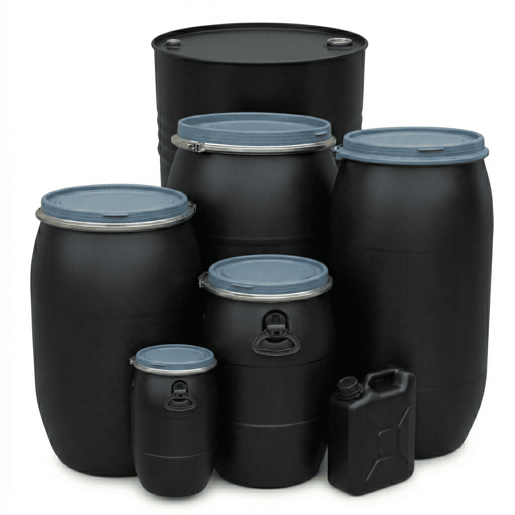 Plastik Siyah Bidon ve Varil