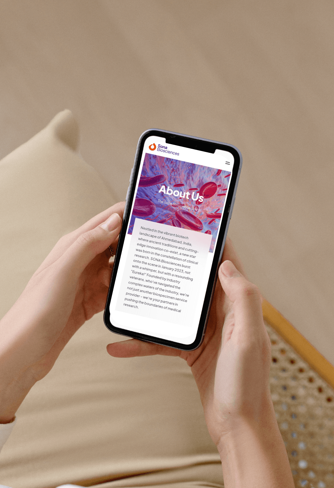 A mockup of screenshot from website