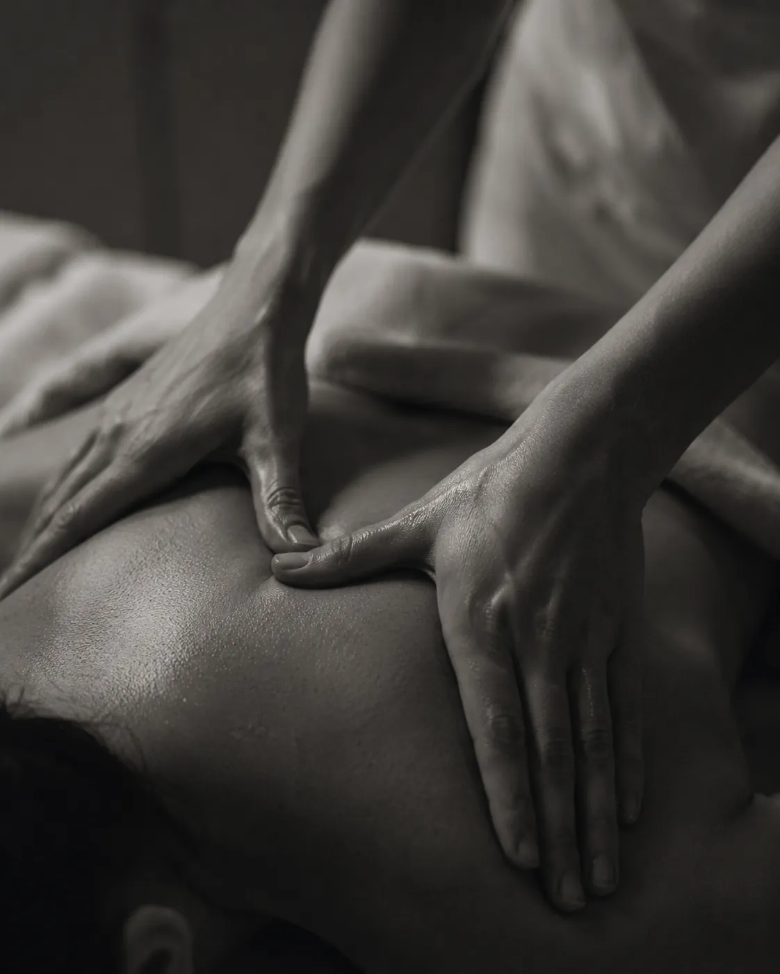 Therapeutic massage at the Jaali Spa, Jaali River Sanctuary