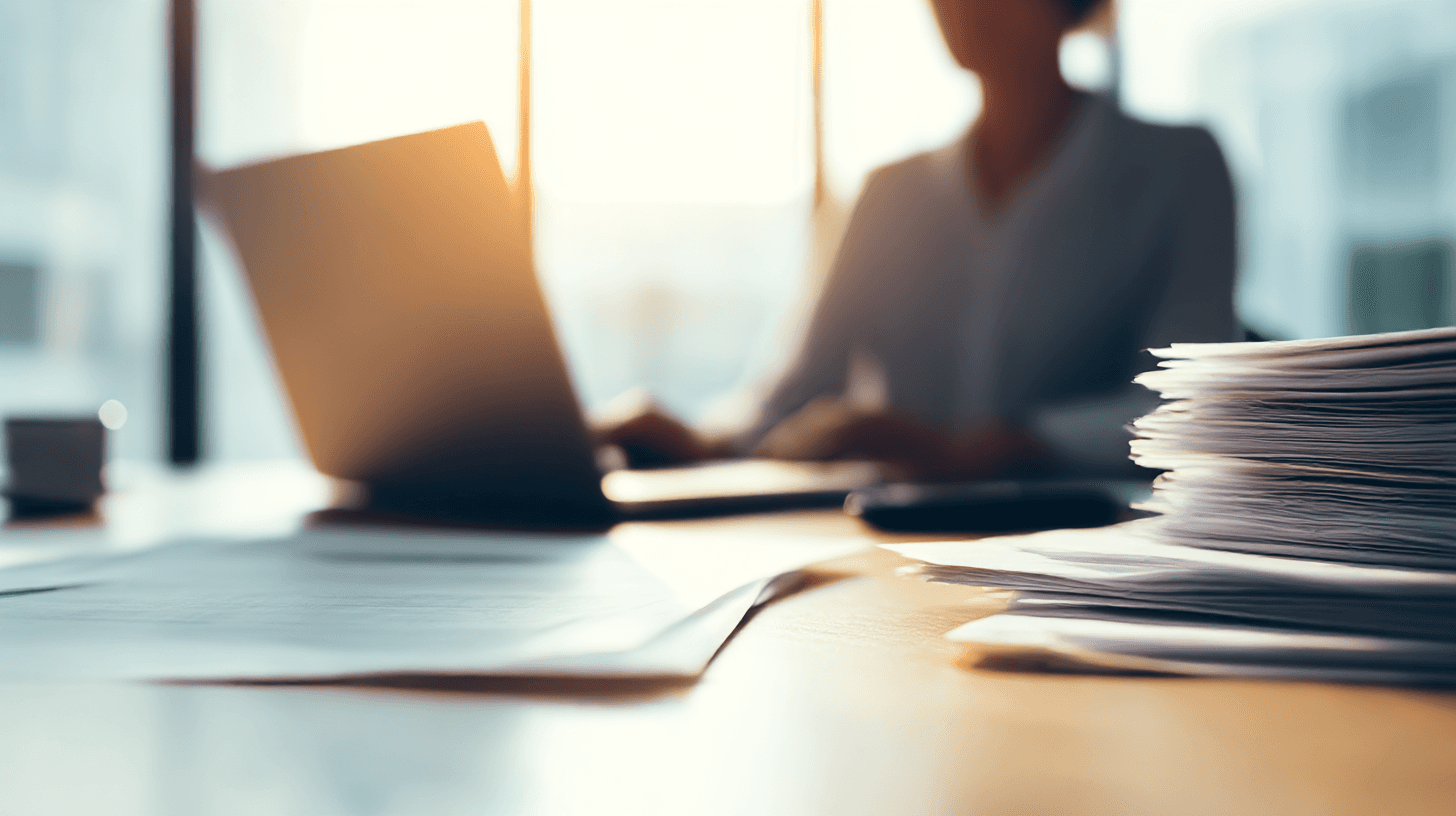 woman sitting around table holding tablet