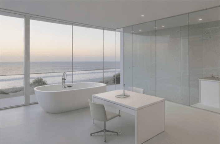 bathroom for an Oceanfront Sanctuary House