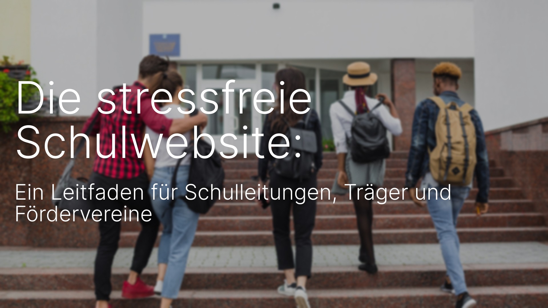 Leitfaden Schulwebseite