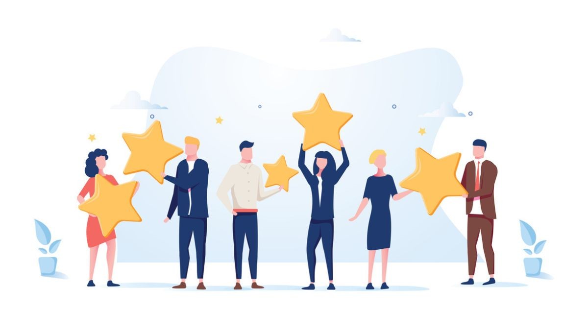 Illustration of two people adjusting interlocking gears within a circular arrow loop, surrounded by charts and checklists.