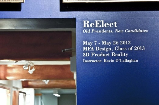 ReElect exhibition poster
