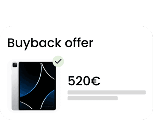 Buyback offer card