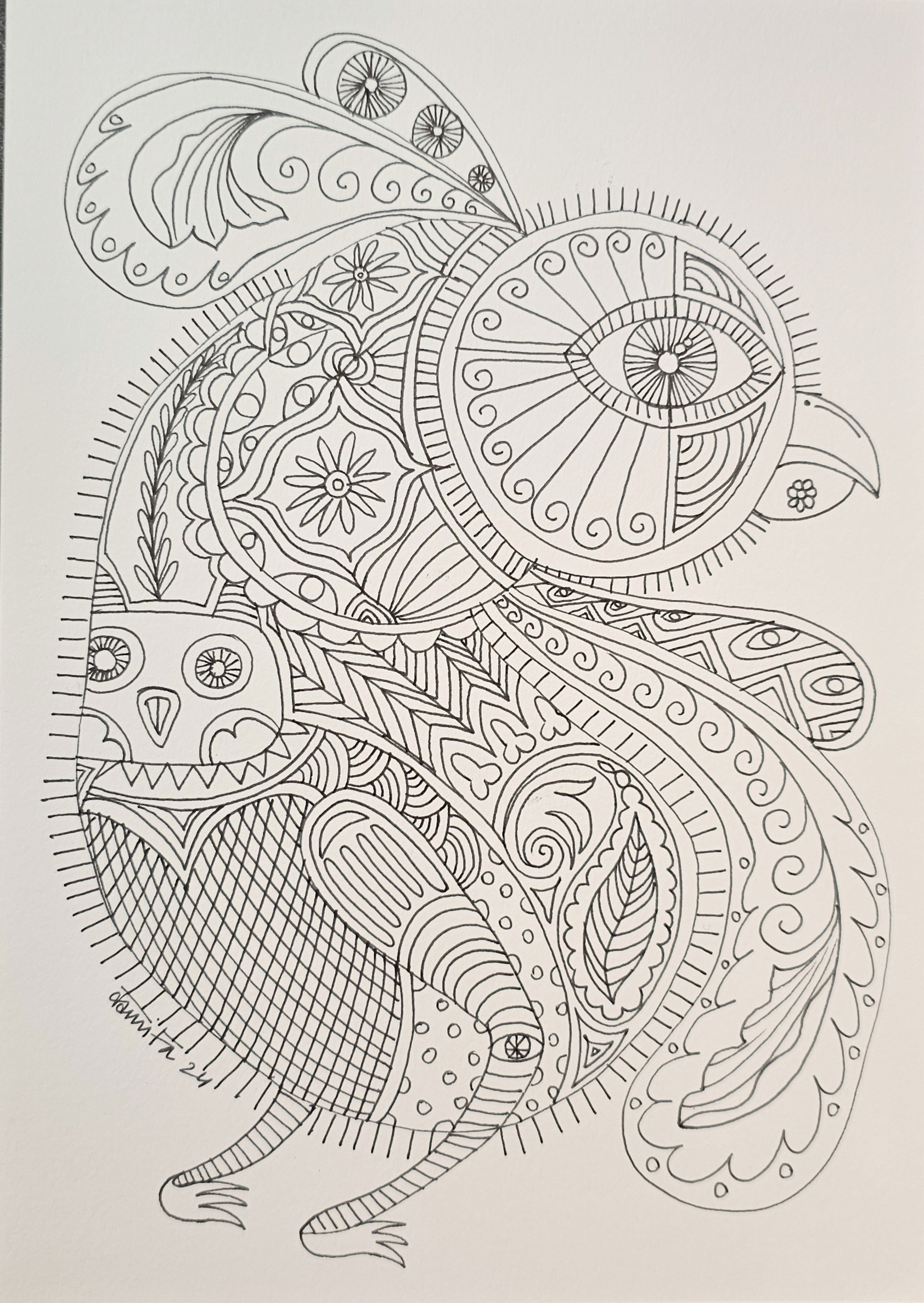 herd of sheep on road painting