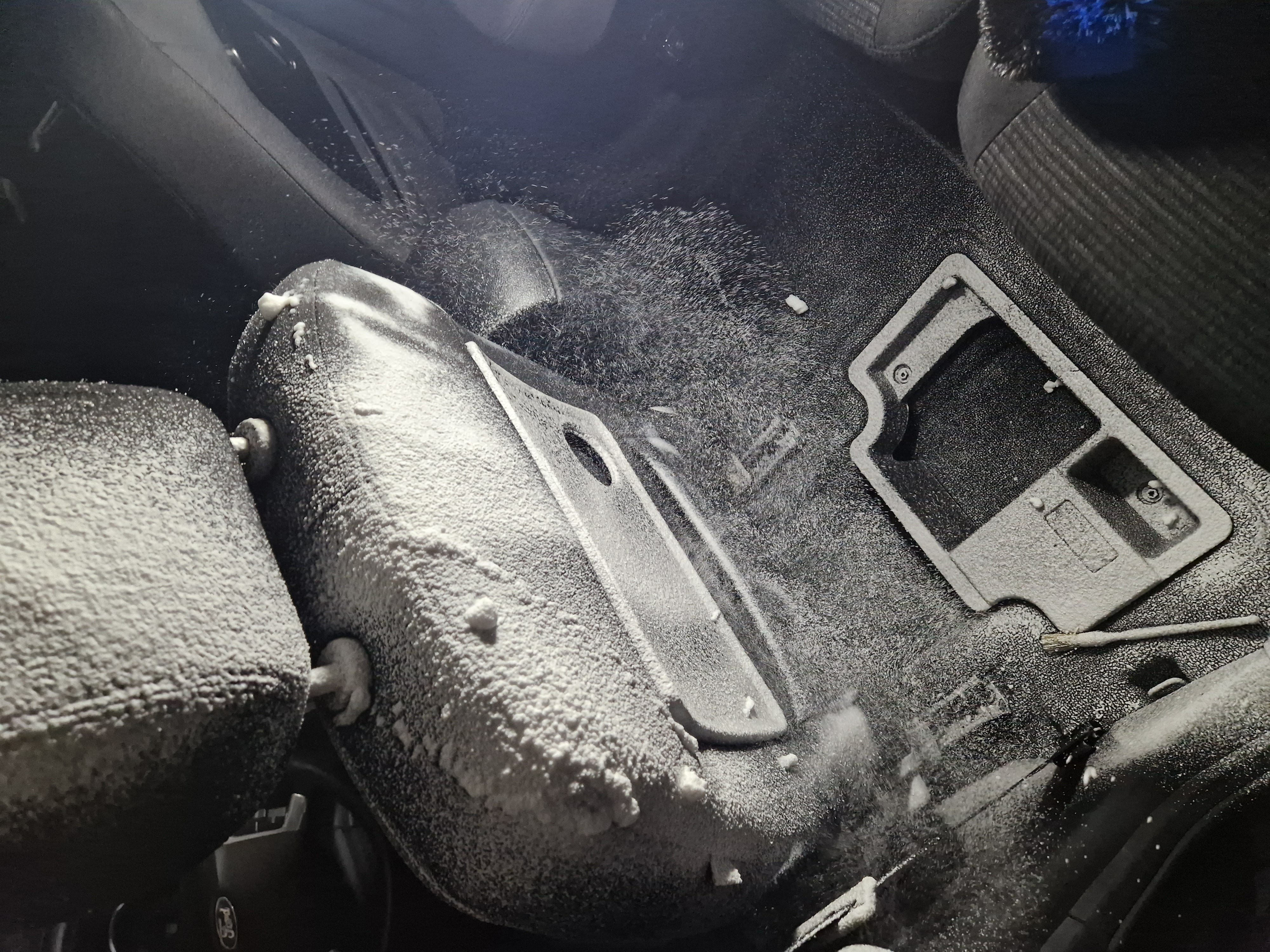 : Innenraum nach erfolgreicher Schimmelentfernung im Auto in Zürich