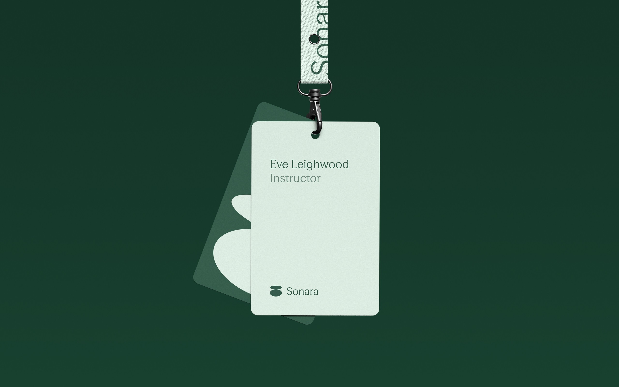 Sonara yoga studio ID badge