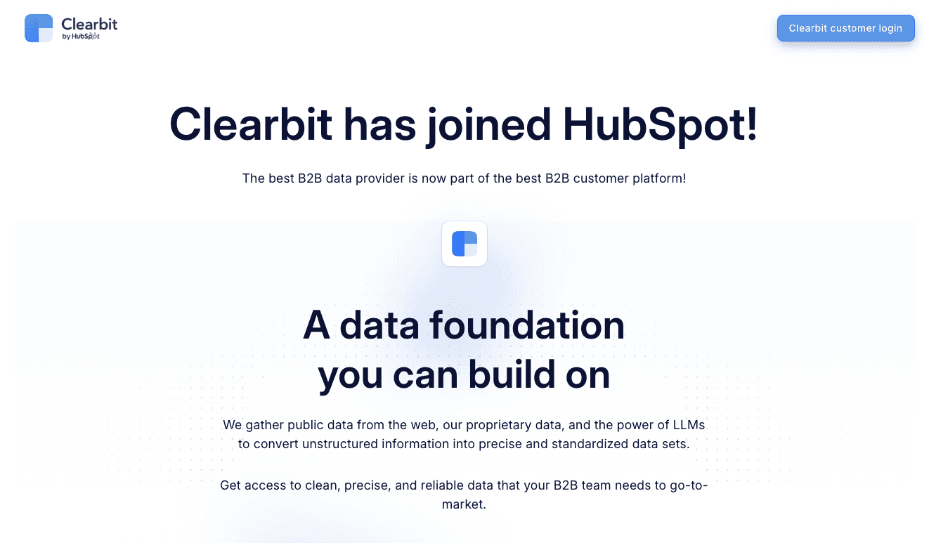Clearbit by Hubspot