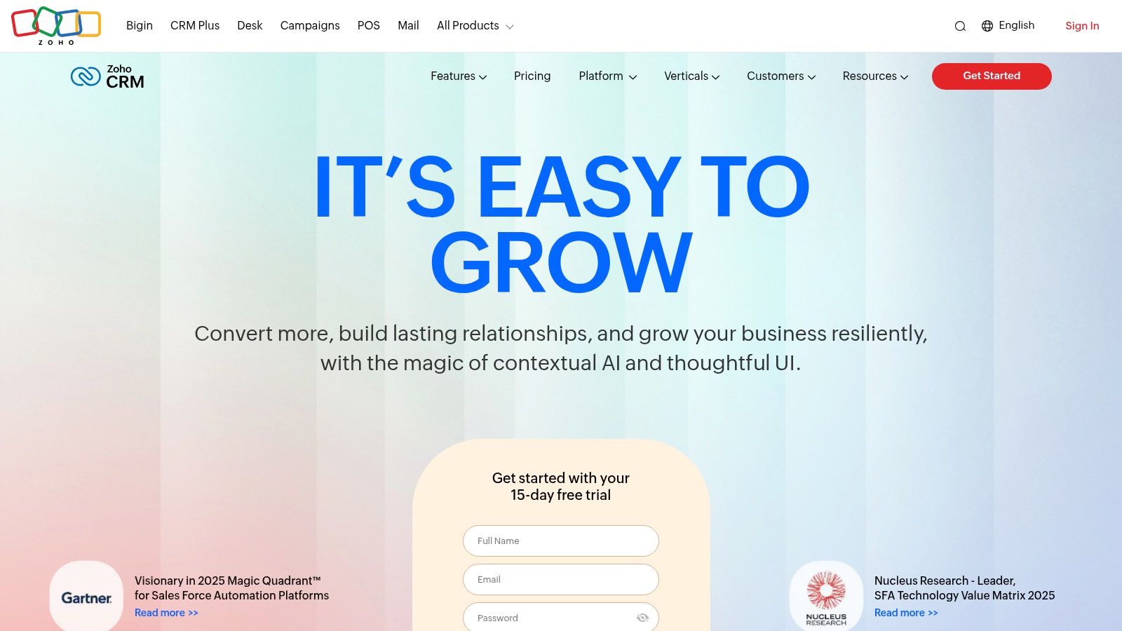 Zoho CRM