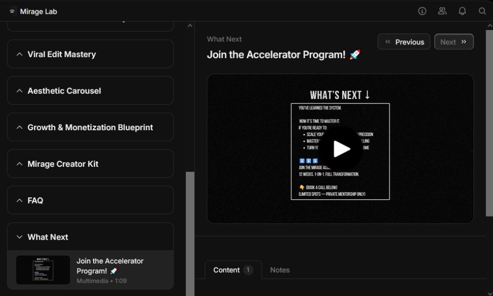Join the Accelarator Program