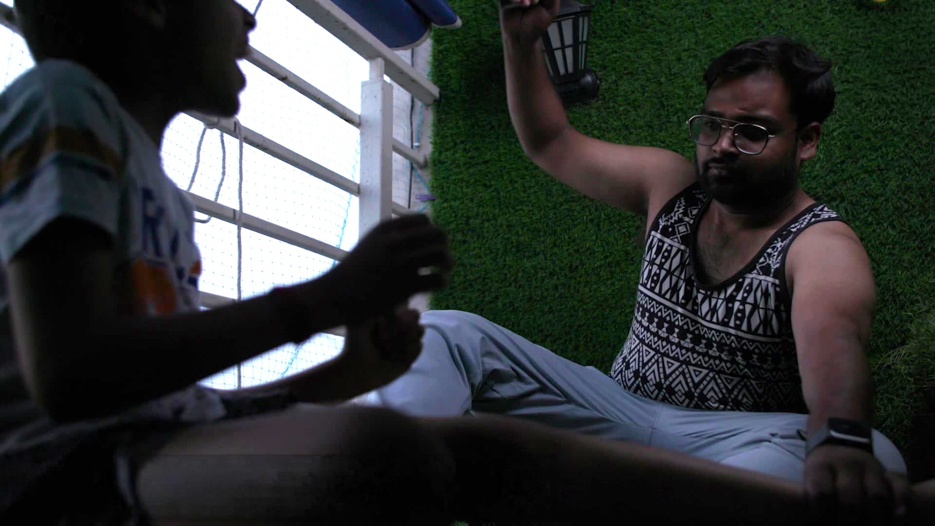 Visual from the 1090 Women and Child Helpline awareness film addressing women and child safety issues such as cybercrime and trafficking.