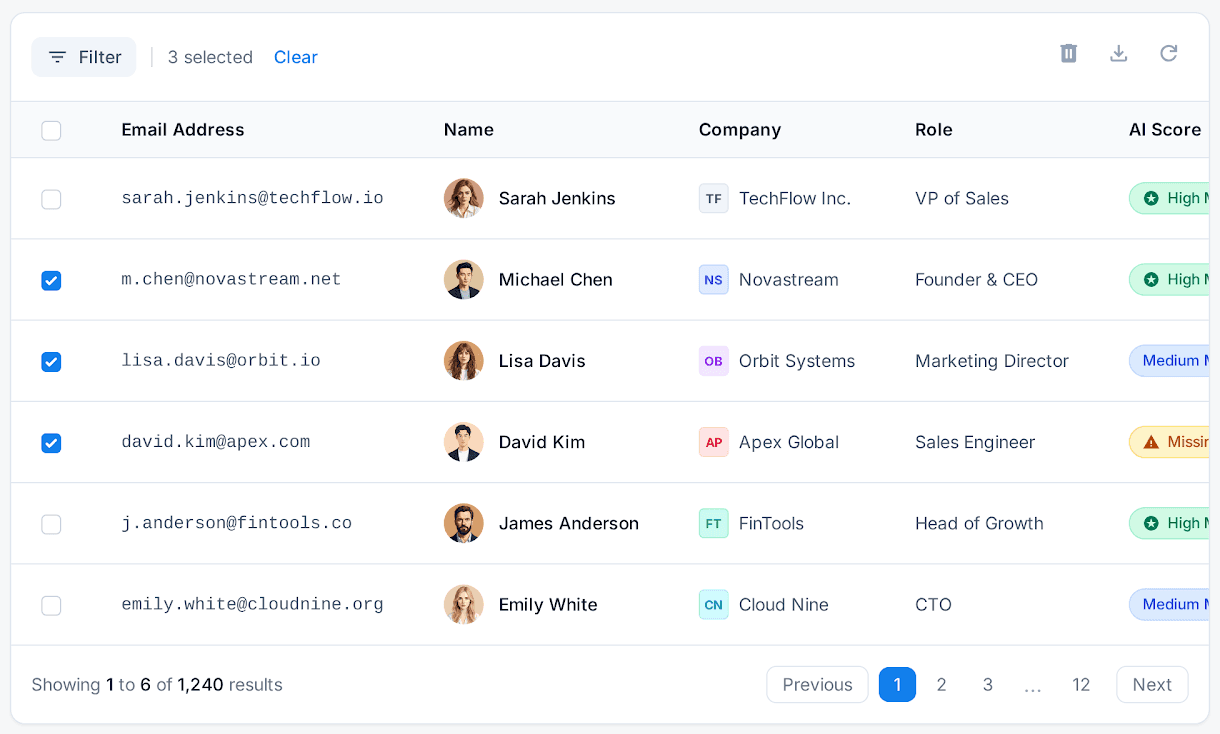 An image of uploading contact CSV