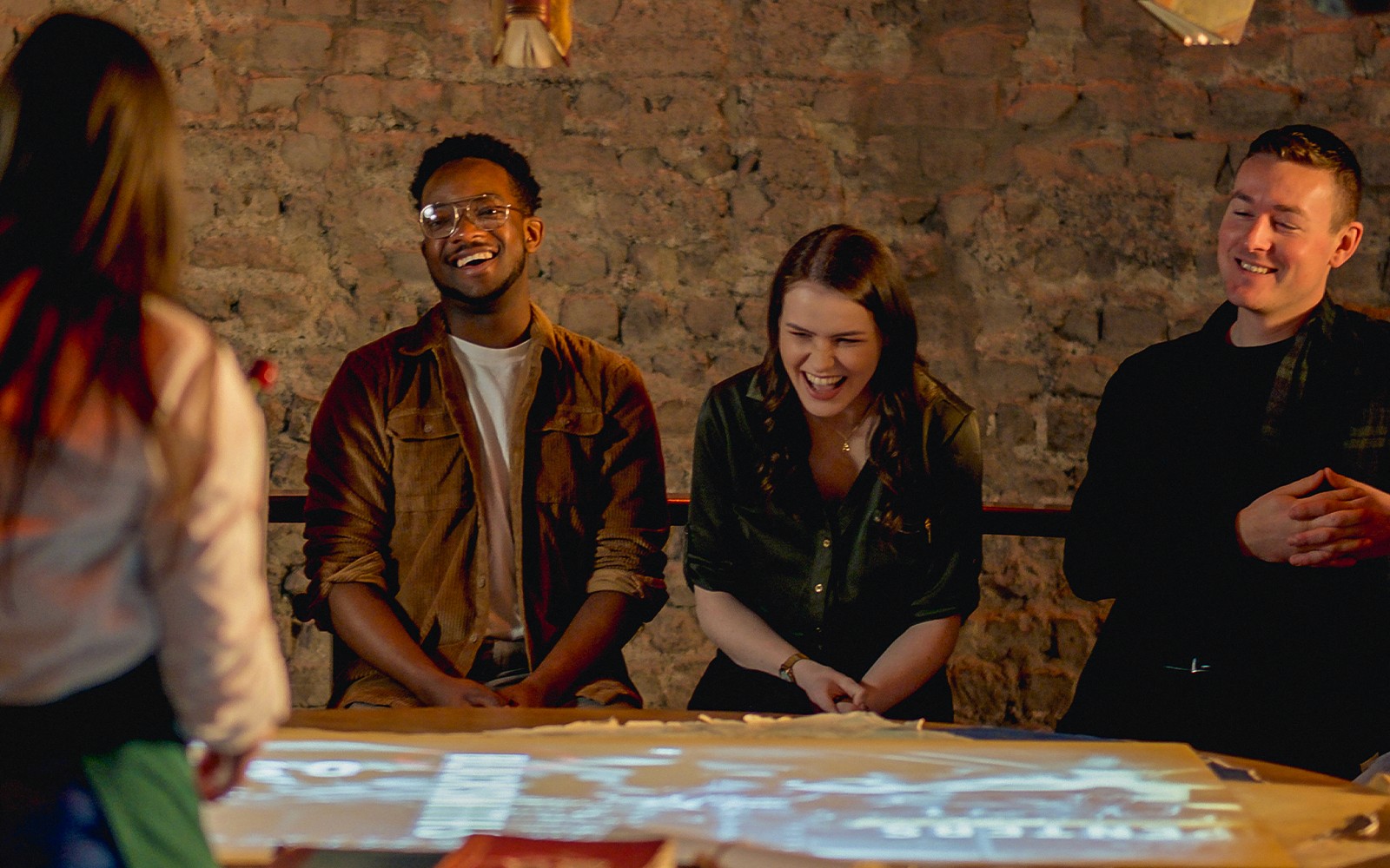 Visitors enjoying a guided tasting at Jameson Whiskey Distillery.