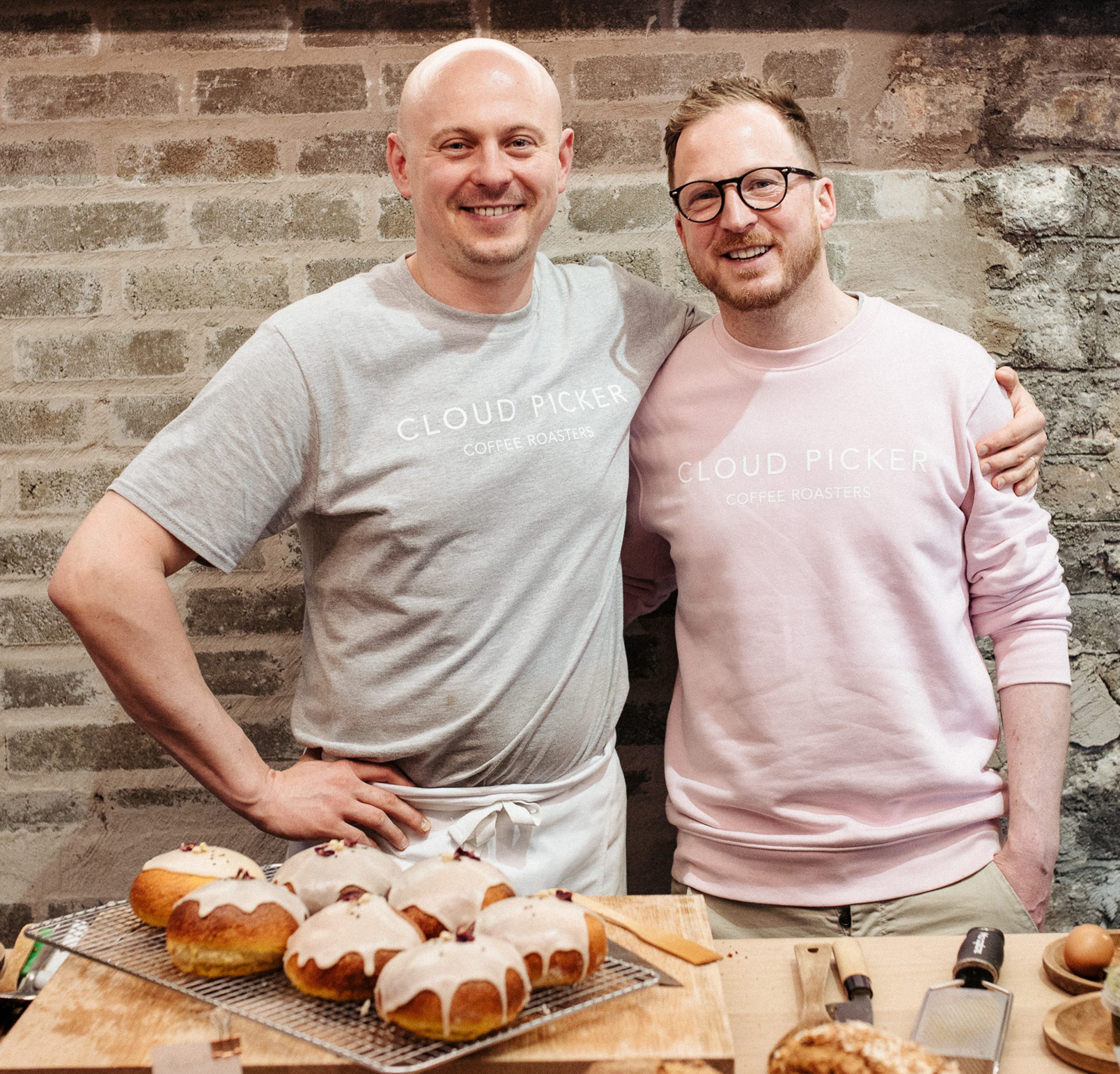 Owners of Cloud Picker smiling while supplying their goods to As One Restaurant Dublin