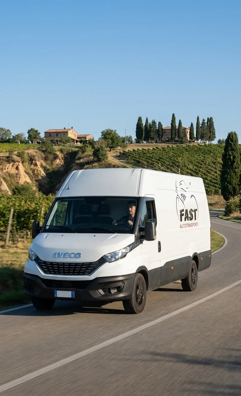 Furgone FAST per trasporto moto a Bologna