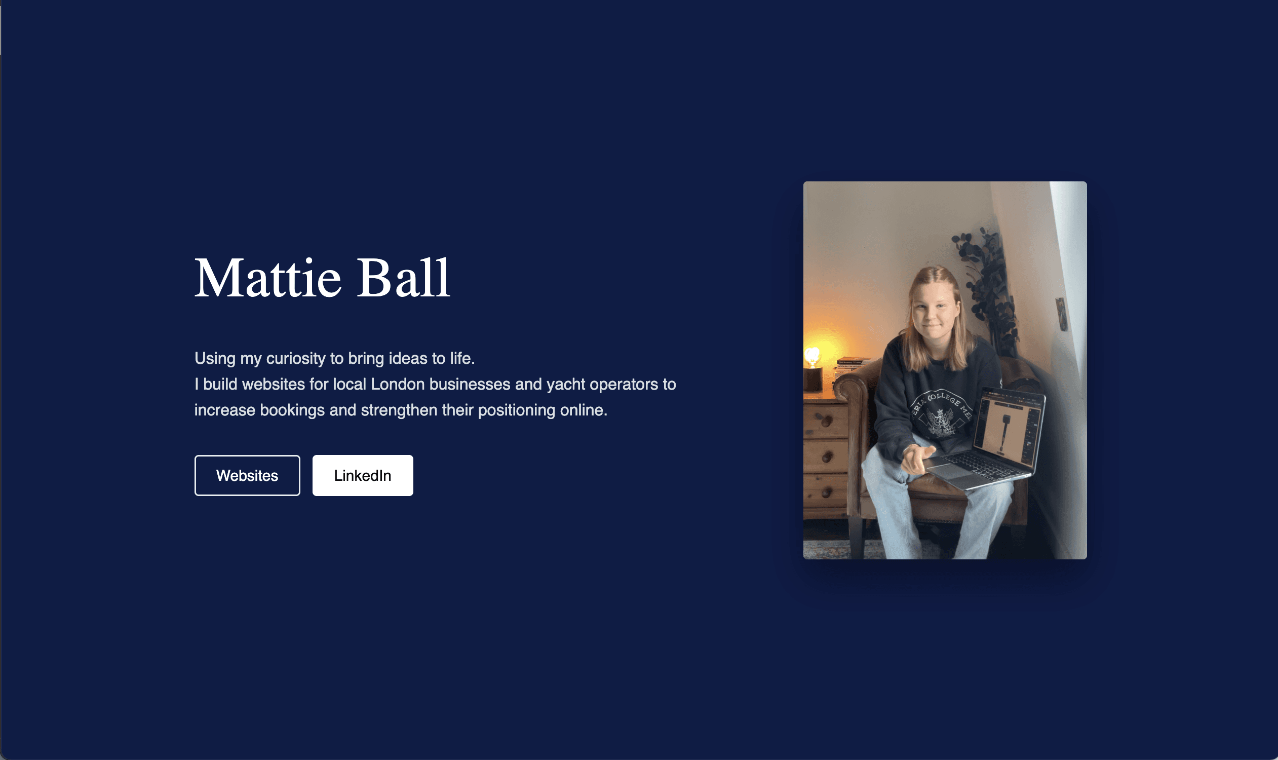 how to make a personal website