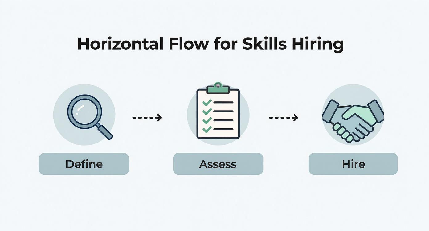 Infographic about merit based hiring