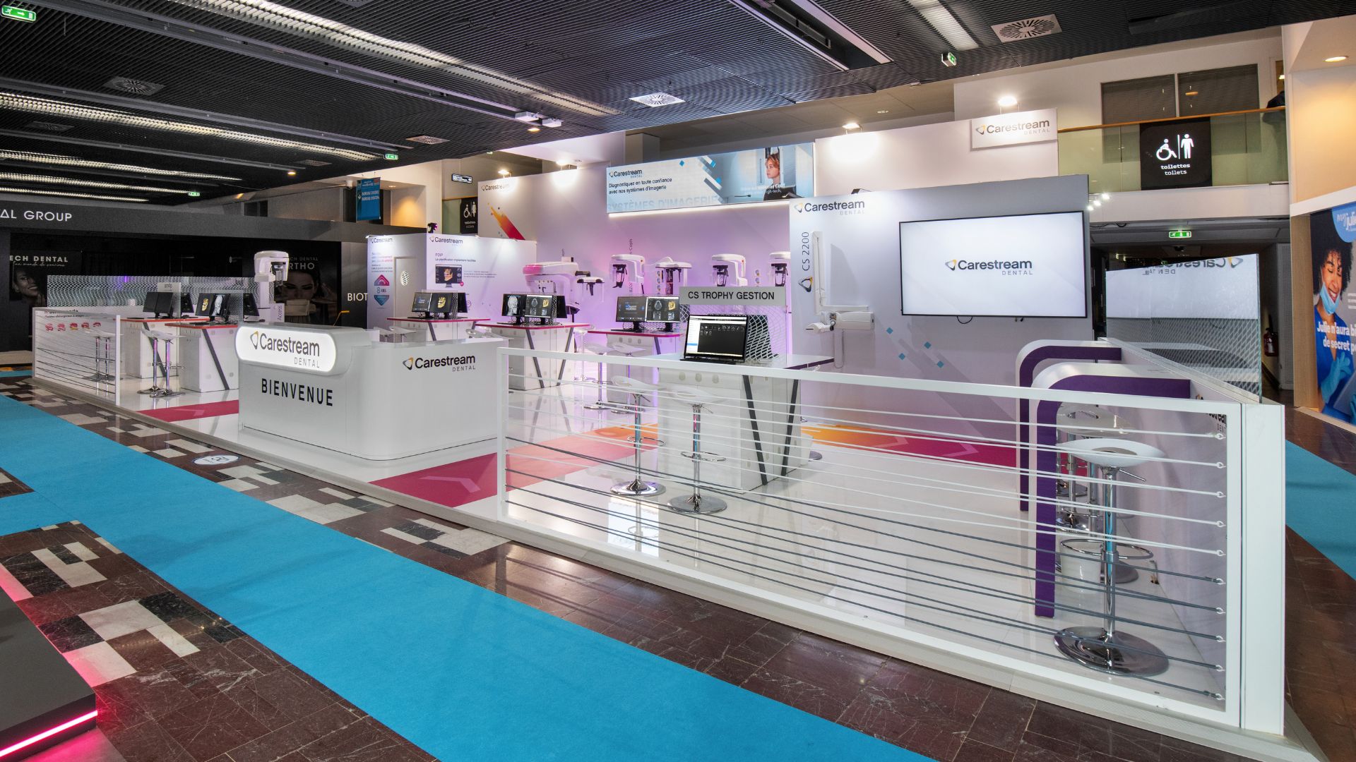 Stand Carestream ADF par Expace