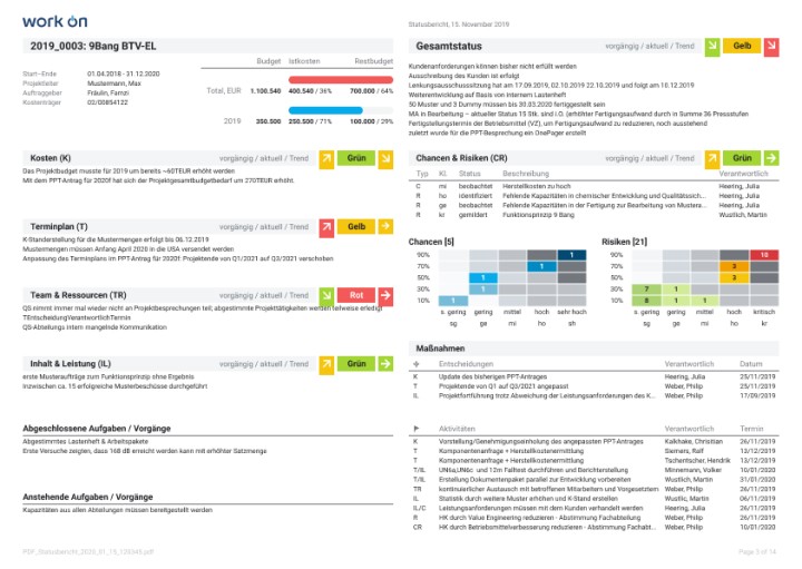 Reporting Tool RADAR