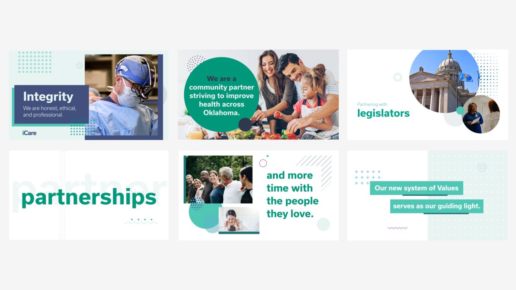 Collage of PCH healthcare employees with children patients