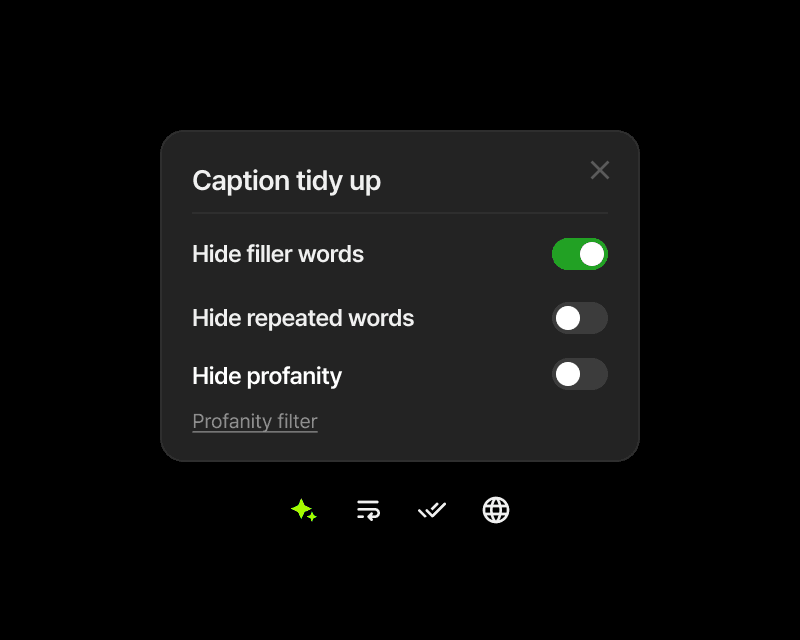 Drag and drop clips to keep in Selects