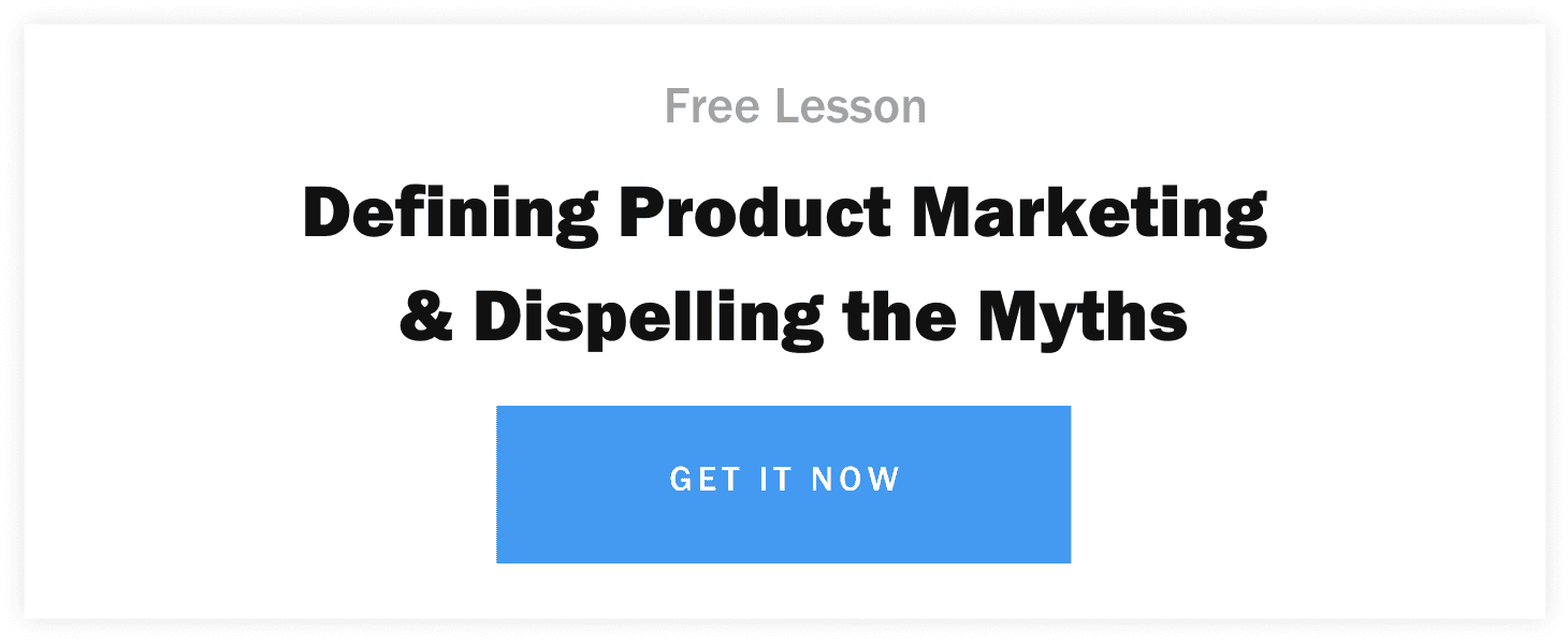 Defining Product Marketing Lesson