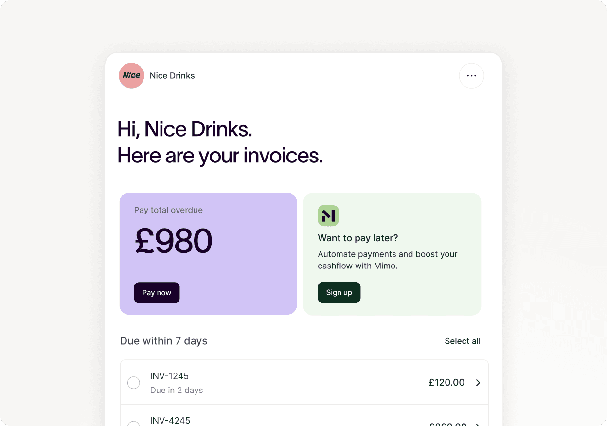 Automate billing & collections