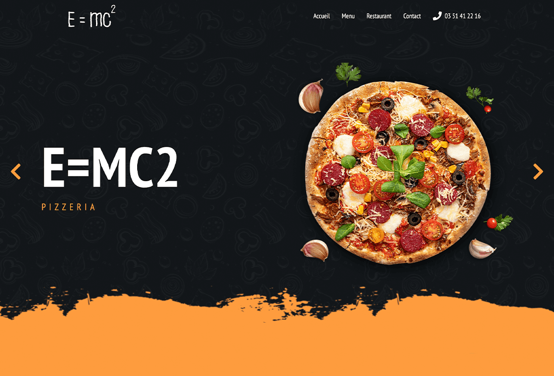 Aperçu du site E=MC2