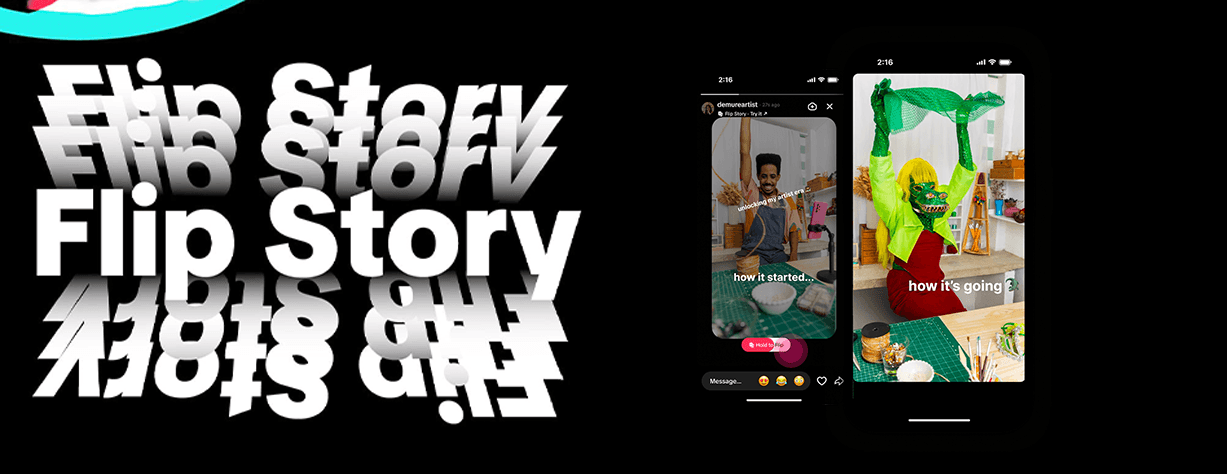 Toucan - Add Surprise to your Stories on TikTok with Flip Stories