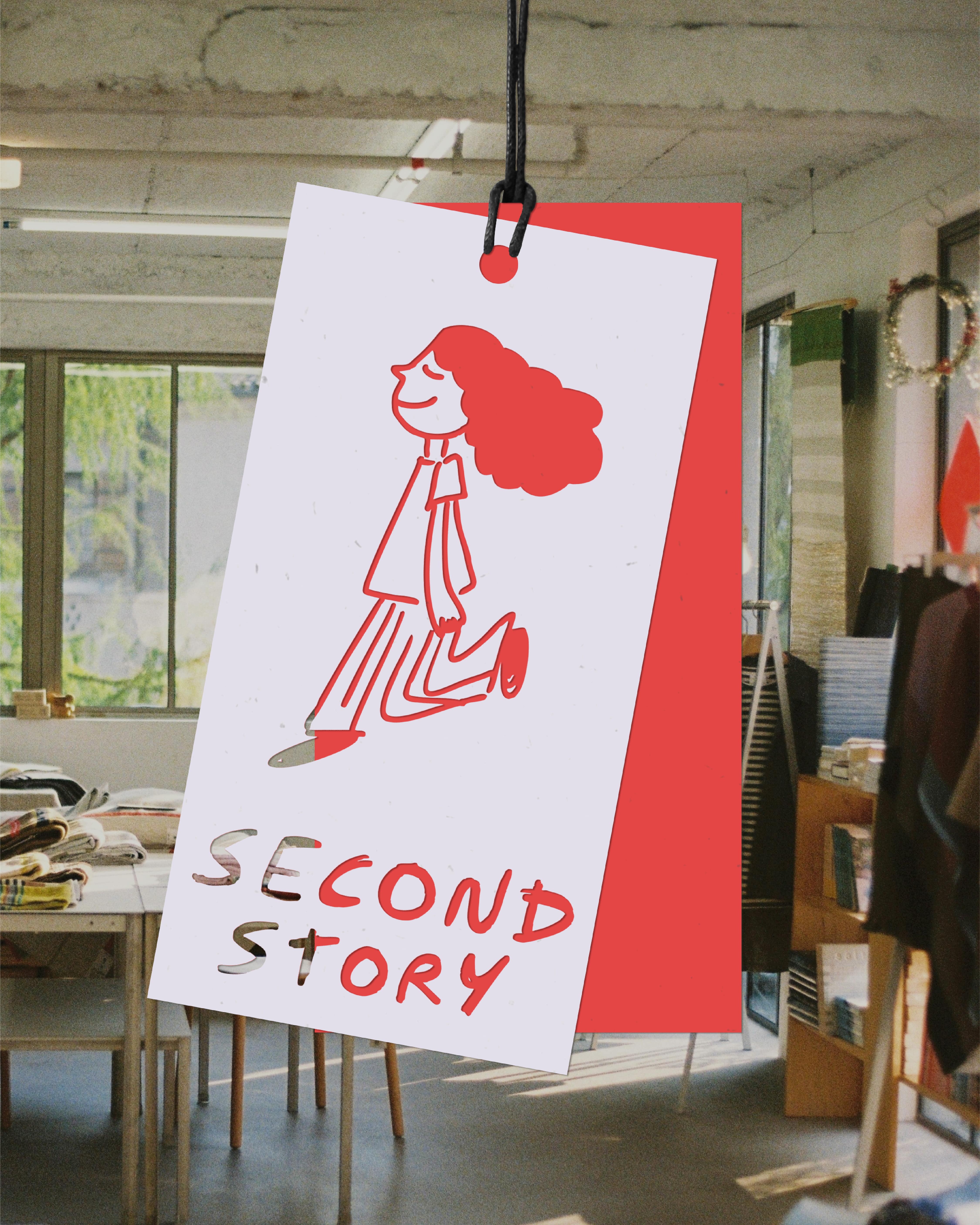 Brand identity and illustration for vintage store