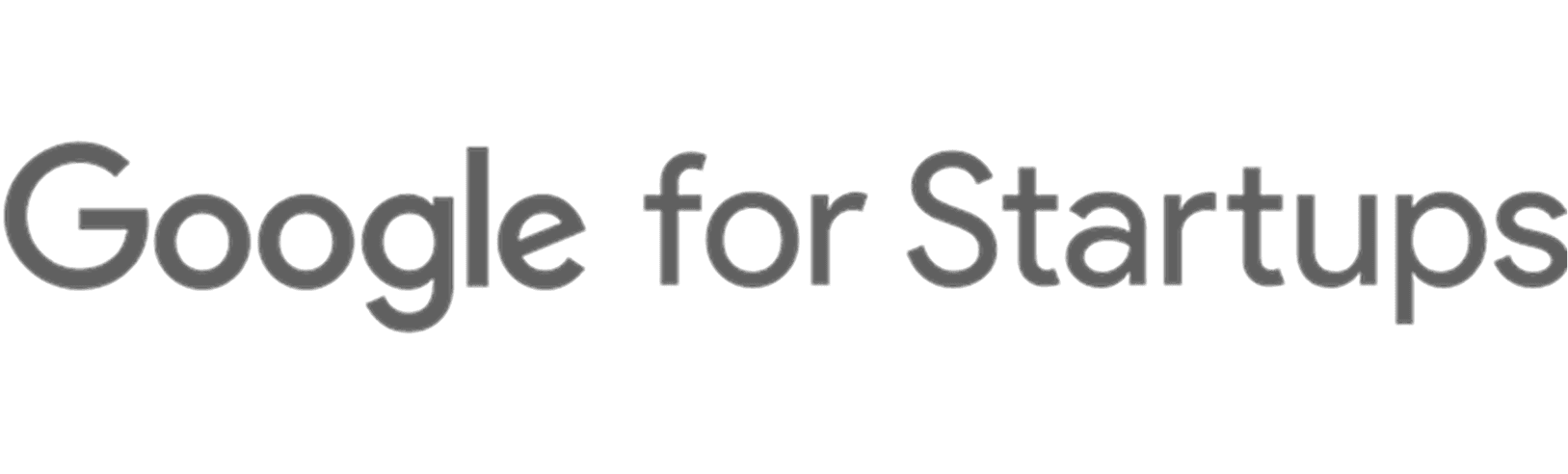 Logo of Google for Startups, emphasizing support for new businesses and innovation.