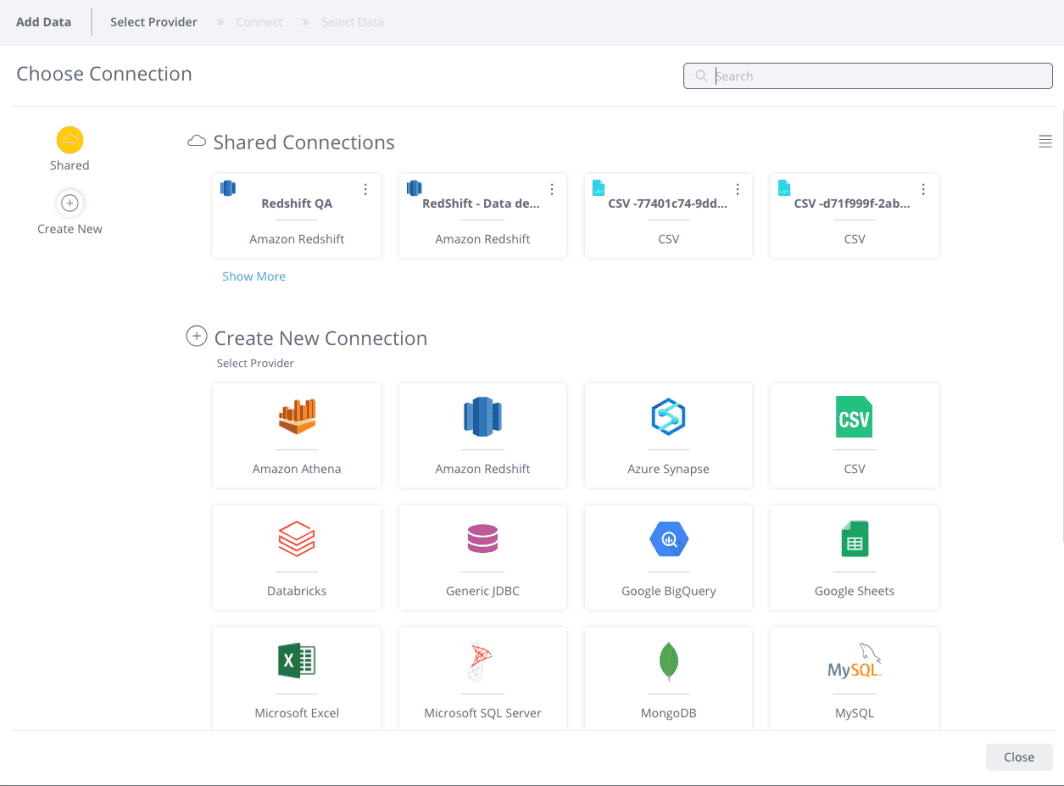 Bring all data into one view