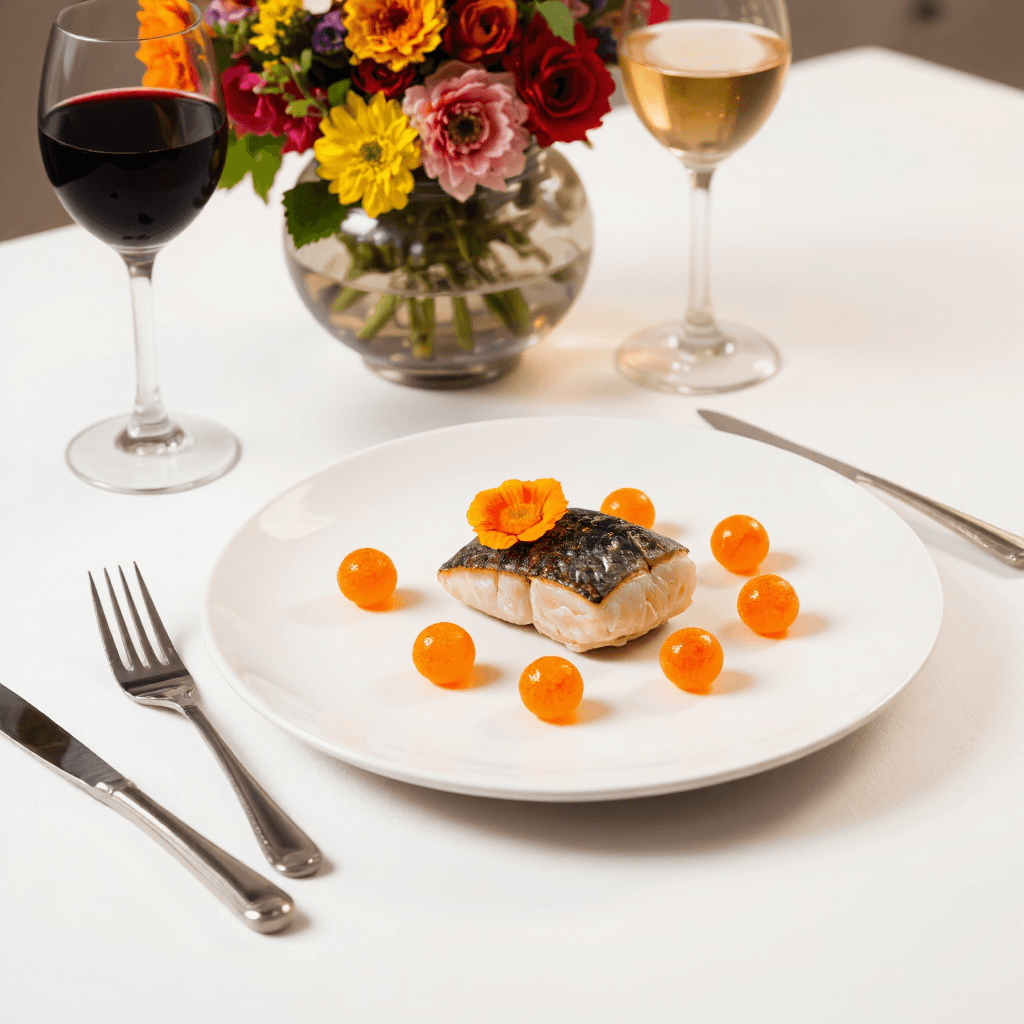 product photography of gourmet meal