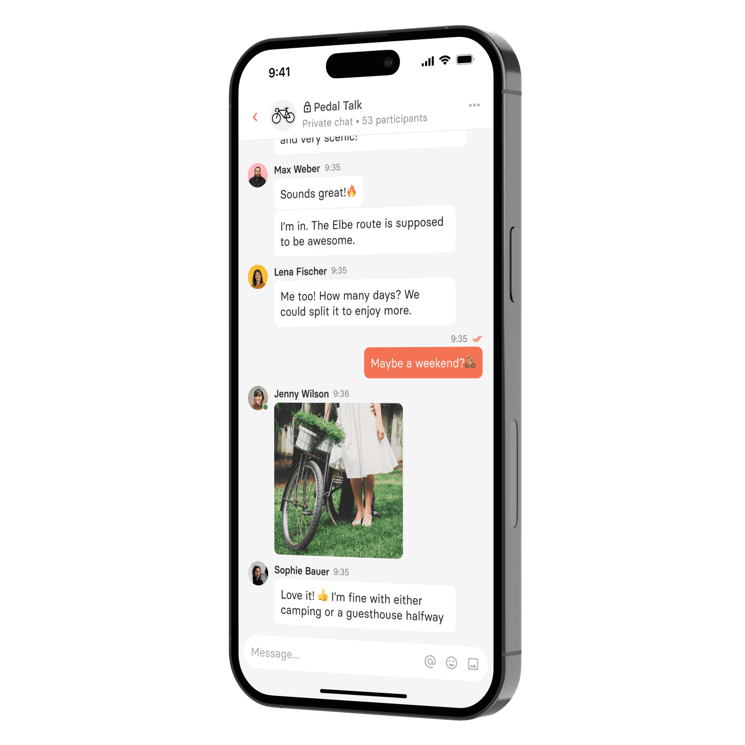 tchop™ private group chat fosters dynamic communication within teams or communities, offering seamless sharing of multimedia and real-time responses.