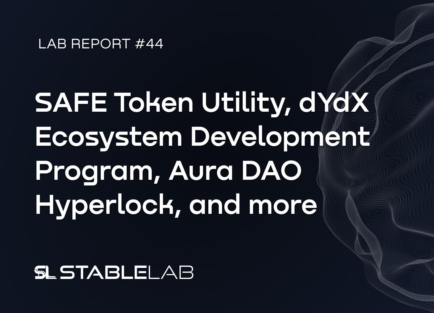 StableLab newsletter 12