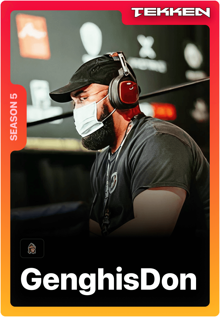 GenghisDon Tekken esports player competing in 1v1Me live matches